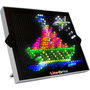 Deqube Lite Brite Juego de Creatividad y Arte con Luz para Niños con Plantillas y Luces LED Interactivas