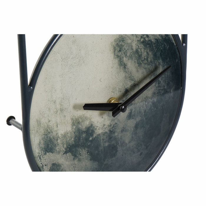 DKD Home Decor Set de 2 Relojes de Pared Planeta en Hierro Gris