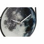 DKD Home Decor Set de 2 Relojes de Pared Planeta en Hierro Gris