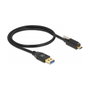 DeLOCK Cable USB 3.2 Gen 2 Tipo-A a USB C con tornillo 0,5 m Negro