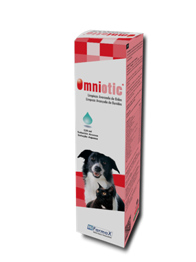 Hifarmax Omniotic Limpiador de Oidos 120ml para Perros, Gatos y Conejos