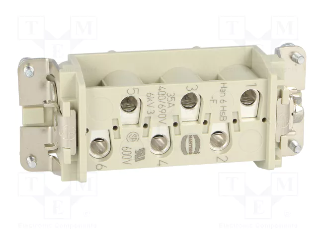 HARTING Han 6HsB-F-S Han® HsB Plantilla de Contacto Hembra HARTING Han 6HsB-F-S Han® HsB Plantilla de Contacto Hembra