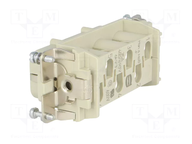 HARTING Han 6HsB-F-S Han® HsB Plantilla de Contacto Hembra HARTING Han 6HsB-F-S Han® HsB Plantilla de Contacto Hembra