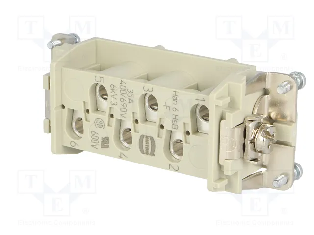 HARTING Han 6HsB-F-S Han® HsB Plantilla de Contacto Hembra HARTING Han 6HsB-F-S Han® HsB Plantilla de Contacto Hembra
