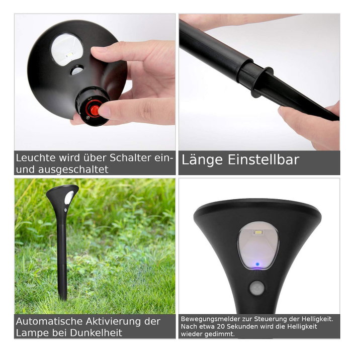 Synergy21 Synergy 21 LED Garten Akku Solar Lampe (Set de 2) idea para jardín