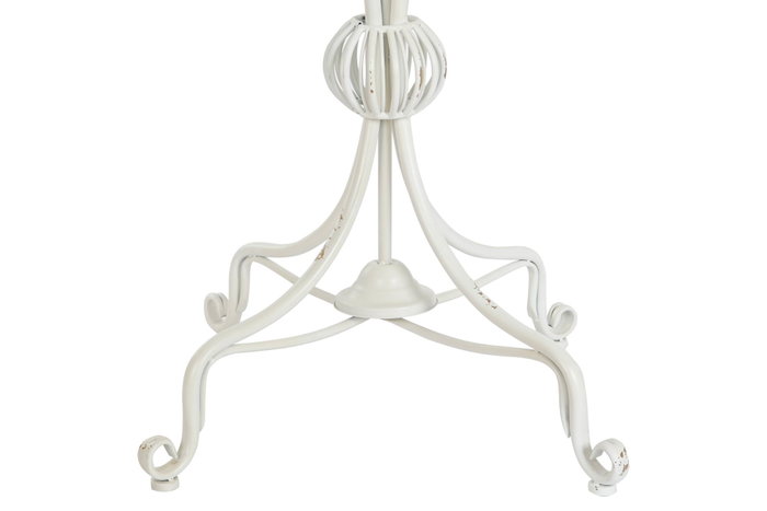 DKD Home Decor Mesita Auxiliar Metal Blanca 81x81x81,5 DKD Home Decor Mesita Auxiliar Metal Blanca 81x81x81,5