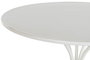 DKD Home Decor Mesita Auxiliar Metal Blanca 81x81x81,5