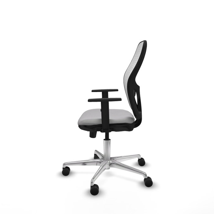 PIQUERAS Y CRESPO Silla de oficina Jorquera con mecanismo Sincro/Traslack Gris y Blanca