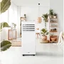 Domo Aire Acondicionado Portátil DO10162 7000 BTU 4 en 1 Frío Ventilación Deshumidificación Purificación Blanco