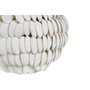 DKD Home Decor Bola de Decoración con Conchas Blanco 9x9x9 cm