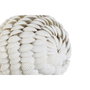 DKD Home Decor Bola de Decoración con Conchas Blanco 9x9x9 cm