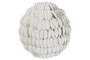 DKD Home Decor Bola Decoracion Mediterraneo Blanco 9 x 9 x 9 cm Conchas