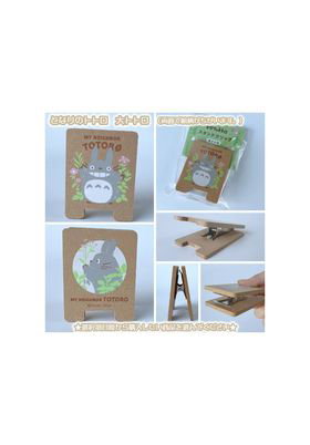 Direction Commerciale Pinza de Madera Totoro Gris Mi Vecino Totoro 6,5x5x3 cm