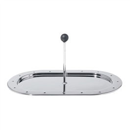 Alessi MG34 Bandeja para Té o Pastas Acero Inoxidable 18/10 Diseñada por Michael Graves