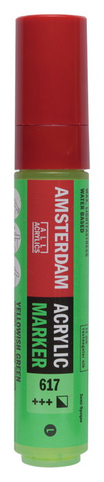 Amsterdam Marker Acrílica 15 mm Verde Amarillento 617 Amsterdam Marker Acrílica 15 mm Verde Amarillento 617
