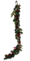 DKD Home Decor Guirnalda LED Verde 40 LEDs 2xAA