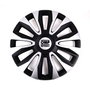 Omp Tapacubos Magnum OMPS07011312 Juego de 4 para Llantas de 13 Pulgadas en Negro y Plata