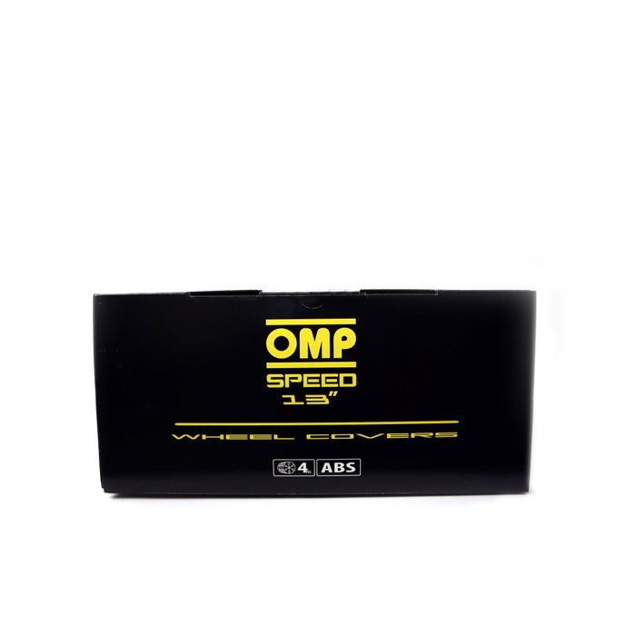 Omp Tapacubos Magnum OMPS07011312 Juego de 4 para Llantas de 13 Pulgadas en Negro y Plata