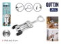 Quttin Sacacorchos Zinc Alloy para Botellas de Vino, 19 x 5.6 x 3.8 cm (24 Unidades)