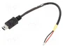 DeLOCK 85251 Cable USB 2.0 Mini-B a 2 extremos abiertos 10 cm