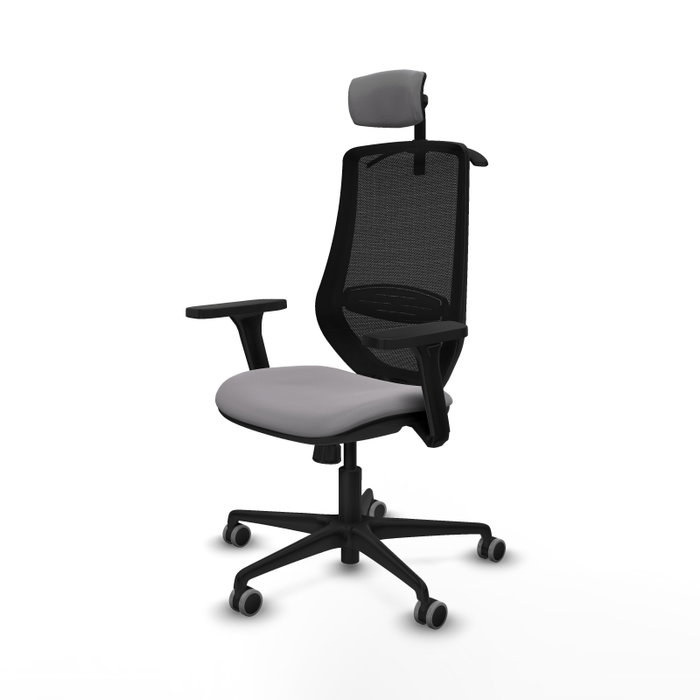 PIQUERAS Y CRESPO Silla de oficina Mardos con Mecanismo Sincro, Gris y Negro PIQUERAS Y CRESPO Silla de oficina Mardos con Mecanismo Sincro, Gris y Negro