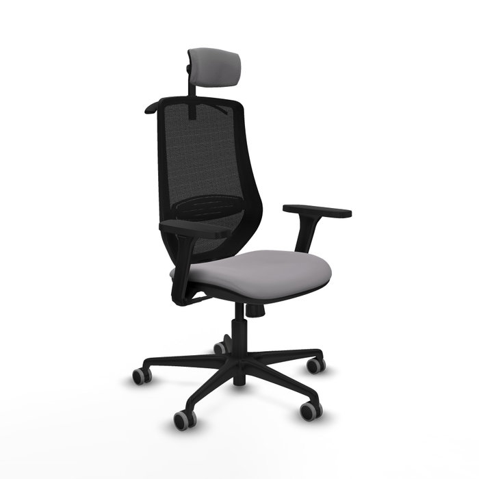 PIQUERAS Y CRESPO Silla de oficina Mardos con Mecanismo Sincro, Gris y Negro PIQUERAS Y CRESPO Silla de oficina Mardos con Mecanismo Sincro, Gris y Negro