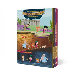 SHACKLETON BOOKS Las aventuras de Locos por la historia - Pack de 3 libros