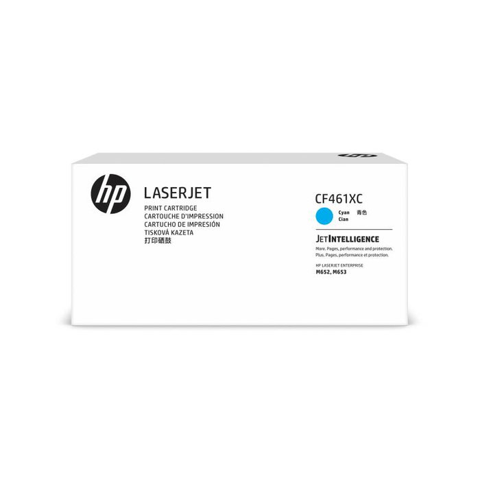 HP Cartridge No 656X / CF461XC - Toner Cyan Original de Alta Capacidad para Impresoras LaserJet