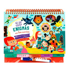 AUZOU EDITIONS, Busca y encuentra 25 enigmas en los cuentos