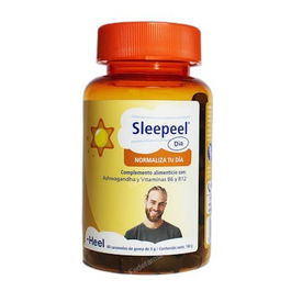 Sleepeel Día 60 Caramelos de Goma con Ashwagandha y Vitaminas B6 B12 para Reducir Cansancio y Estrés