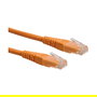 ROLINE Patchkabel 1,5 m Cat.6 UTP Clase E Color Naranja - Cable Ethernet RJ-45