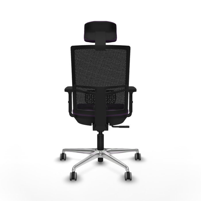 PIQUERAS Y CRESPO Silla de oficina Yunquera con mecanismo Sincro, Morada y Negra PIQUERAS Y CRESPO Silla de oficina Yunquera con mecanismo Sincro, Morada y Negra