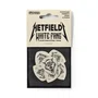 Dunlop Hetfield's White Fang Custom Flow Pack de 6 Púas para Guitarra - 0.73mm, 0.88mm, 1.0mm, 1.14mm, 1.4mm - Variado