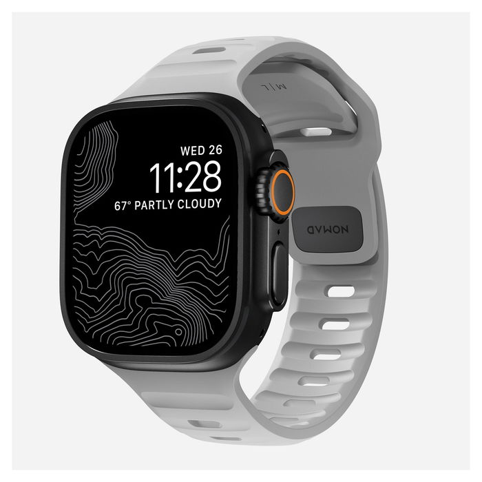Nomad Sport Band 42/44/45/49mm Lunar Gray - Pulsera Deportiva para Apple Watch Nomad Sport Band 42/44/45/49mm Lunar Gray - Pulsera Deportiva para Apple Watch