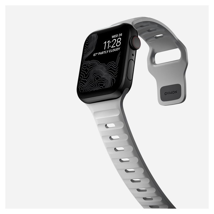 Nomad Sport Band 42/44/45/49mm Lunar Gray - Pulsera Deportiva para Apple Watch Nomad Sport Band 42/44/45/49mm Lunar Gray - Pulsera Deportiva para Apple Watch