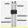 Nomad Sport Band 42/44/45/49mm Lunar Gray - Pulsera Deportiva para Apple Watch