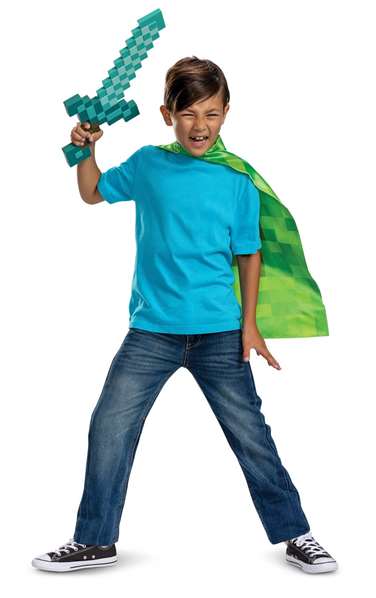 Jakks Pacific Set de Espada y Capa Minecraft Jakks Pacific Set de Espada y Capa Minecraft