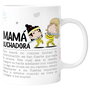 LOVELY STORY Taza Mamá Luchadora de Cerámica 330ml
