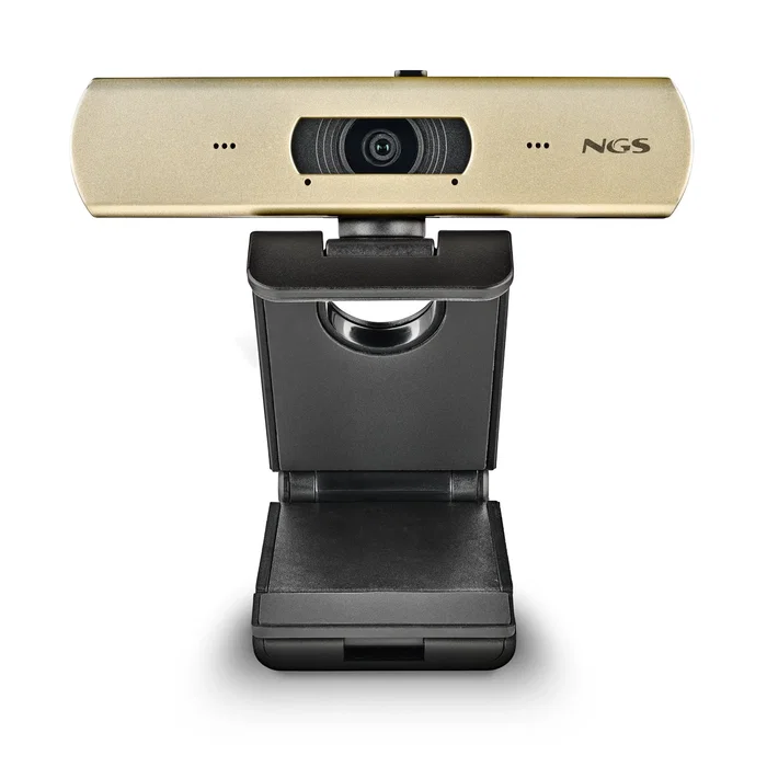NGS XpressCam 4000 Webcam 4K Ultra HD 12 MP Negro, Oro