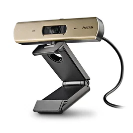 NGS XpressCam 4000 Webcam 4K Ultra HD 12 MP Negro, Oro