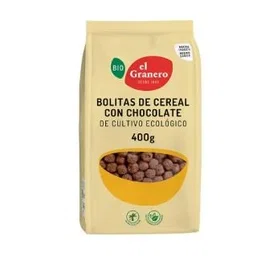 El Granero Bolitas de Cereales con Chocolate Bio 300gr