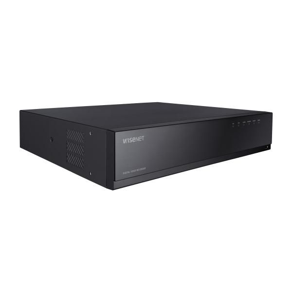 Hanwha Wisenet HRX-1635 Grabador DVR 16 canales 5 en 1 HDMI VGA H.265 coaxial 8 bahías HDD