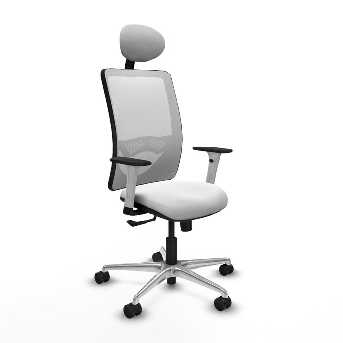 PIQUERAS Y CRESPO Silla de oficina Zulema Blanca con Mecanismo Sincro PIQUERAS Y CRESPO Silla de oficina Zulema Blanca con Mecanismo Sincro