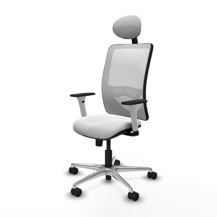 PIQUERAS Y CRESPO Silla de oficina Zulema Blanca con Mecanismo Sincro PIQUERAS Y CRESPO Silla de oficina Zulema Blanca con Mecanismo Sincro