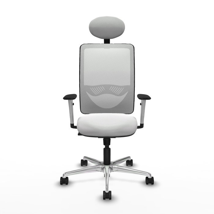 PIQUERAS Y CRESPO Silla de oficina Zulema Blanca con Mecanismo Sincro PIQUERAS Y CRESPO Silla de oficina Zulema Blanca con Mecanismo Sincro