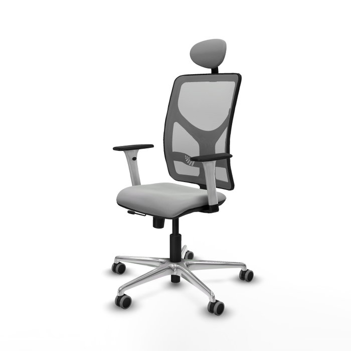 PIQUERAS Y CRESPO Silla de oficina Motilla Gris con Mecanismo Sincro/Traslack PIQUERAS Y CRESPO Silla de oficina Motilla Gris con Mecanismo Sincro/Traslack