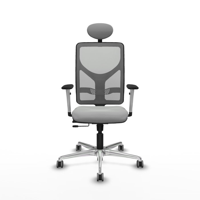 PIQUERAS Y CRESPO Silla de oficina Motilla Gris con Mecanismo Sincro/Traslack PIQUERAS Y CRESPO Silla de oficina Motilla Gris con Mecanismo Sincro/Traslack