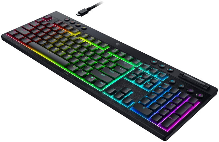 Razer BlackWidow V4 HyperSpeed Teclado Inalámbrico Low-Profile Yellow Switch US Layout