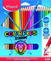 Maped Color'Peps Strong Estuche de 24 Lápices de Colores Surtidos de Resina