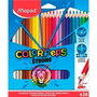 Maped Color'Peps Strong Estuche de 24 Lápices de Colores Surtidos de Resina Triangular